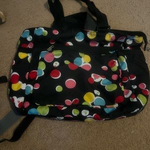 Multi colored handbag